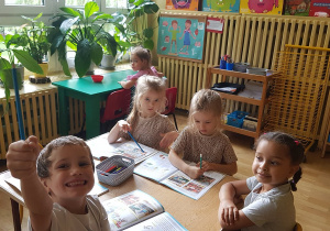 Zajęcia z podręcznikami.