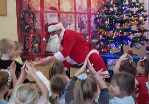 Spotkanie z Mikołajem w Mikołajki.