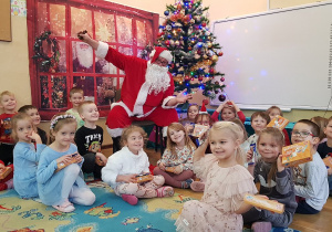 Spotkanie z Mikołajem w Mikołajki.