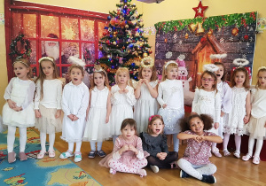 Uroczystość choinkowa.