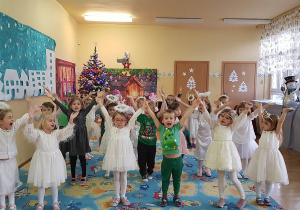 Uroczystość choinkowa.