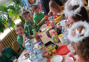 Uroczystość choinkowa.