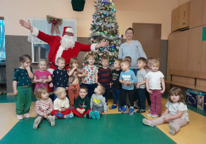 Wspólne zdjęcie z Mikołajem