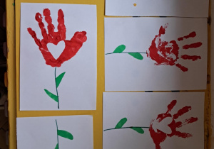 Praca plastyczna dzieci "Walentynka"