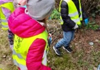 Akcja „Galante Sprzątanie” - dzieci sprzątają okolice przedszkola