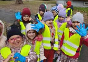 Akcja „Galante Sprzątanie” - dzieci sprzątają okolice przedszkola